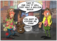 The bidding on the valuable musical instrument organized by the Julien's Auctions has ended up the other day. Semi-hollow-body guitar manufactured by VOX company was made to order of a special customer, who was one of the &ldquo;Beatles&rdquo; John Lennon.
The... <a href=http://www.instaforex.com/rs/forex_humor/forex_image.php?id=3600>&raquo; Pročitaj još</a>