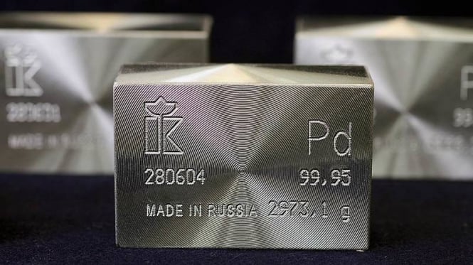 The cost of palladium soared to a historic high