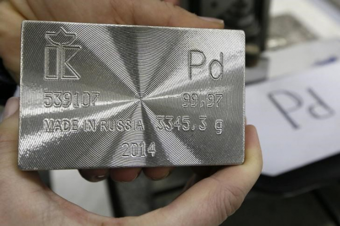 Experts believe the palladium has risen sharply in price by new gold