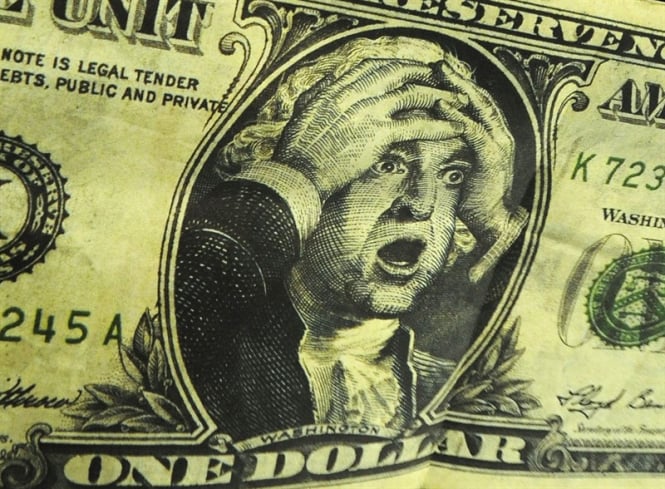 The dollar did not like what Powell said